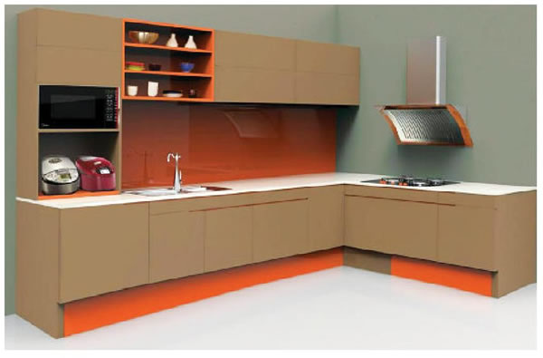 圖6 L型櫥柜設計整體造型