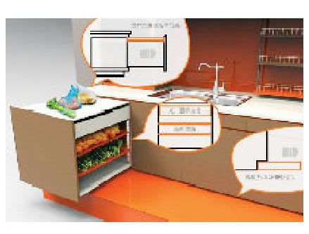 圖8 延伸柜體和臺階設計