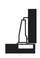 隱藏式鉸鏈100度,零曲柄