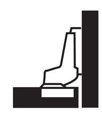 隱藏式鉸鏈100度,15mm曲柄